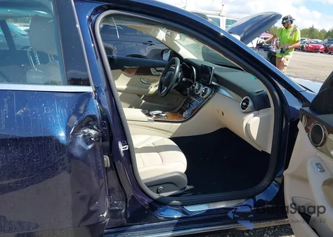 2016 Mercedes-Benz C 300 4Matic from USA, damaged, VIN WDDWF4KB1GR162682